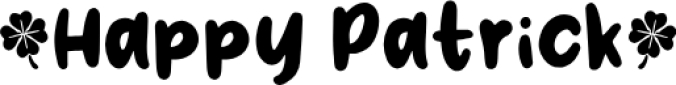 Happy Patrick Font Preview