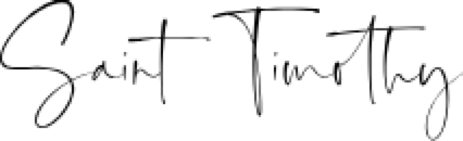 Saint Timothy Font Preview