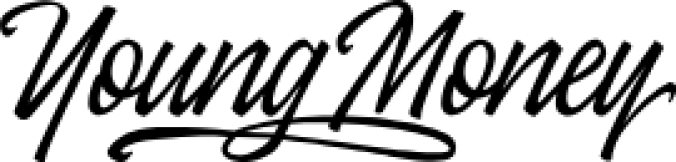 Young Money Font Preview