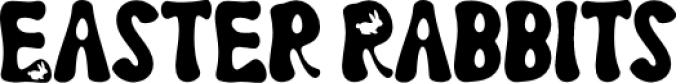 Easter Rabbits Font Preview