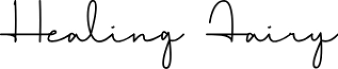 Healing Fairy Font Preview
