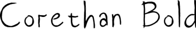 Coretha Font Preview