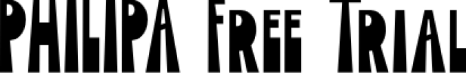 PHILIPA Trial Font Preview