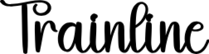 Trainline Font Preview