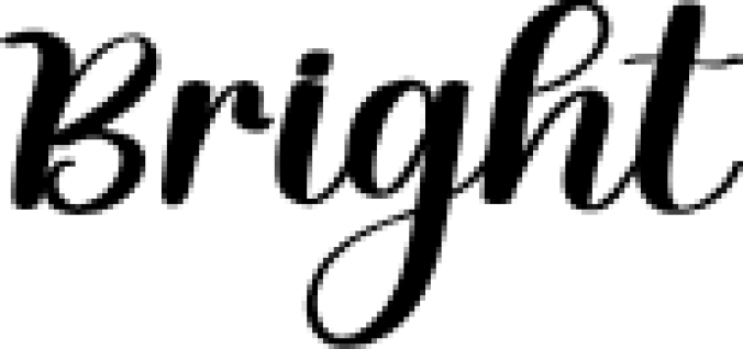 Brigh Font Preview
