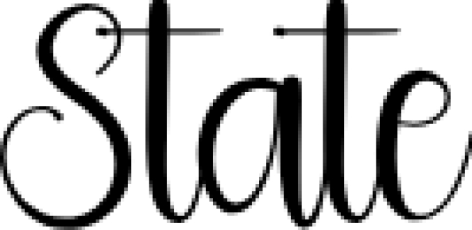 State Font Preview