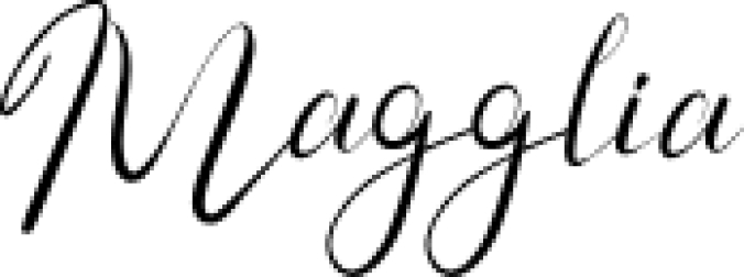 Magglia Font Preview