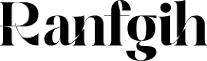Ranfgih Font Preview