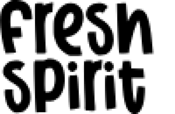 Fresh Spiri Font Preview