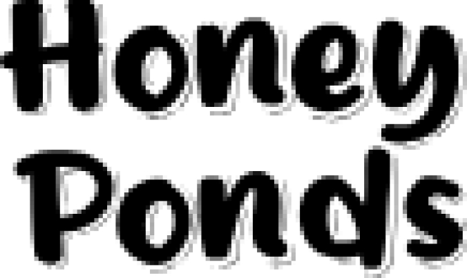 Honey Ponds Font Preview