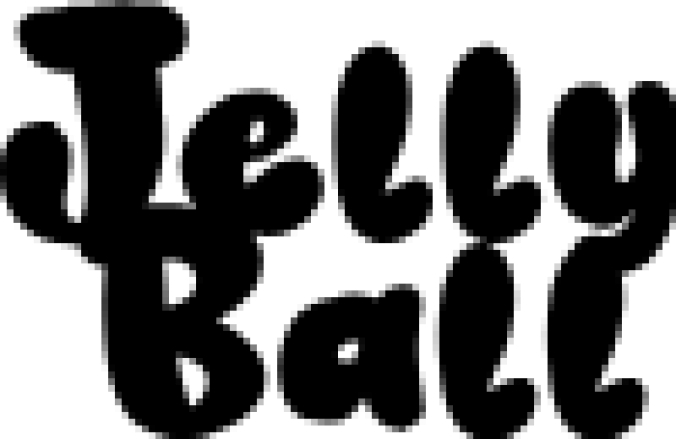 Jelly Ball Font Preview