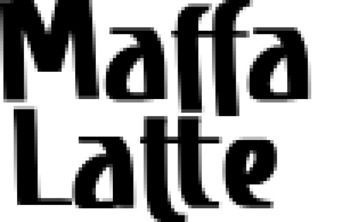 Maffa Latte Font Preview
