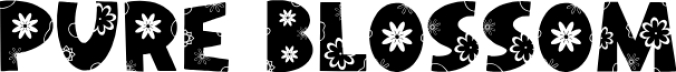Pure Blossom Font Preview