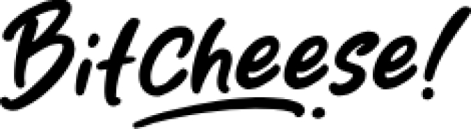 Bitcheese Font Preview