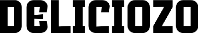 DELICIOZO Font Preview