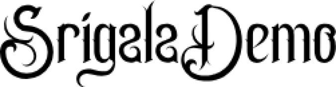 Srigala Font Preview