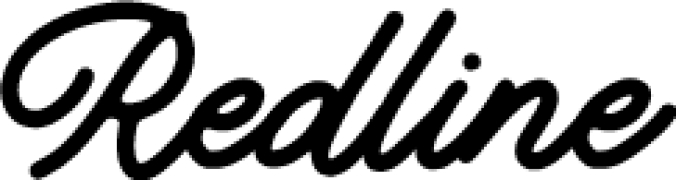 Redline Font Preview
