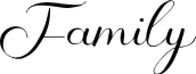 Family Font Preview