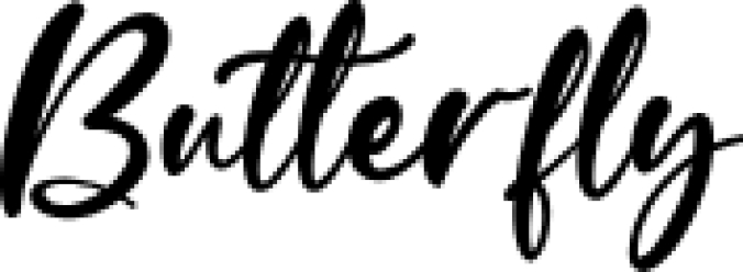 Butterfly Font Preview