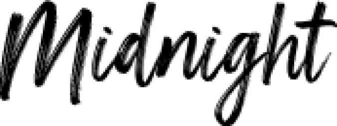 Midnigh Font Preview