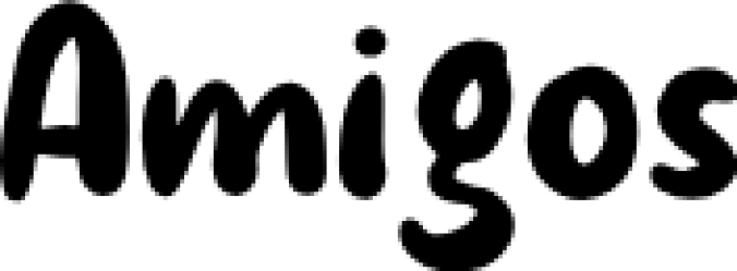Amigos Font Preview