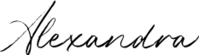 Alexandra Font Preview