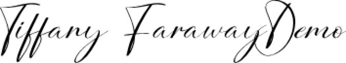 Tiffany Faraway Font Preview