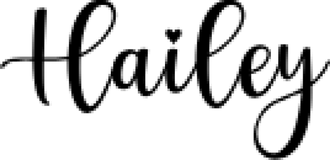 Hailey Font Preview