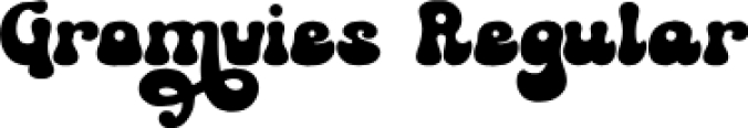 Gromvies Font Preview
