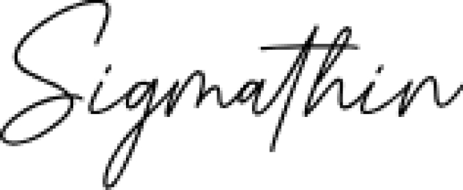 Sigmathi Font Preview