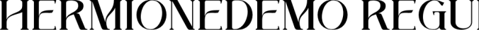 HERMIONE Font Preview