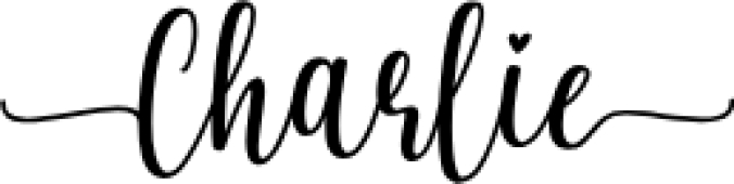 Charlie - Font Preview