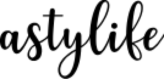 Astylife Font Preview