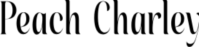 Peach Charley Font Preview