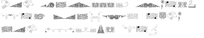 Naive Ornaments Family Font Preview