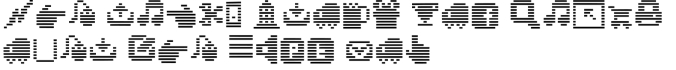 Big Pixel Horizontal Font Preview