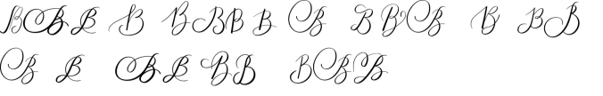 Monogram B | Monofont Caps B Font Preview