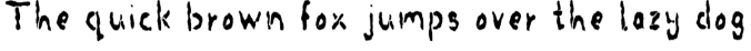Burnt Font Preview