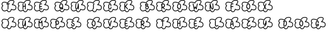 Clouds Smile Too Font Preview