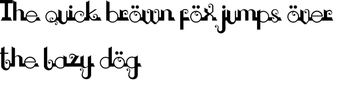 Chouphie Font Preview