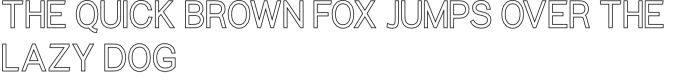 Nextart Outline Extra Bold Font Preview