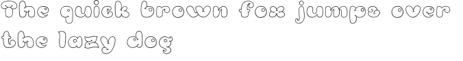 Bubble Double Duo Font Preview