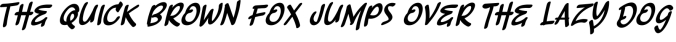 Slashback Font Preview