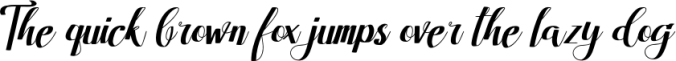 Amandella Script Font Preview