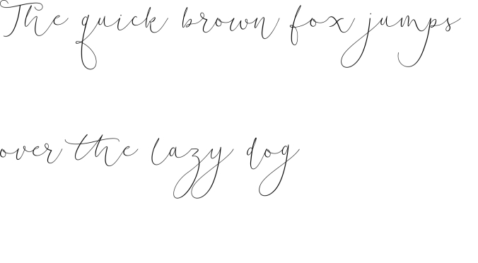 Soft Whisperings Font Preview