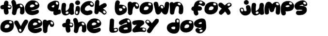 Juicy Fruity Font Preview