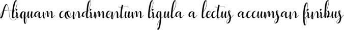 Yullisa script Font Preview