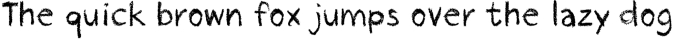 Crayon Hand Font Preview