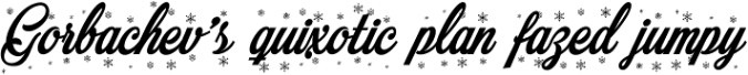Merry Christmas Font Preview