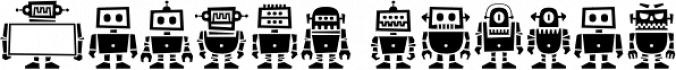 Robots ht Font Preview